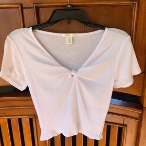 Tillys white knot front top NWOT